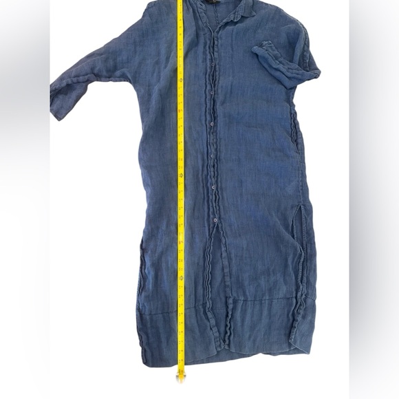 Massimo Dutti linen Shirt Dress Small - Picture 9 of 15